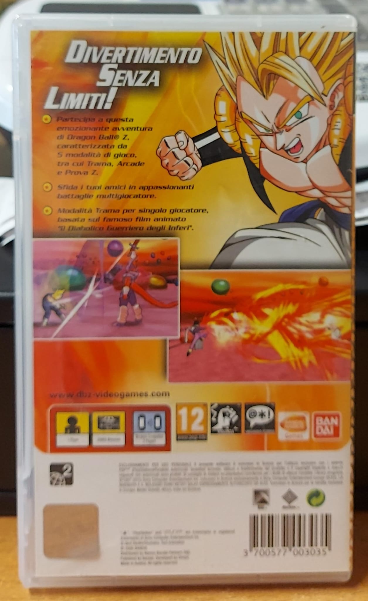 DRAGON BALL Z SHIN BUDOKAI - PSP ESSENTIALS