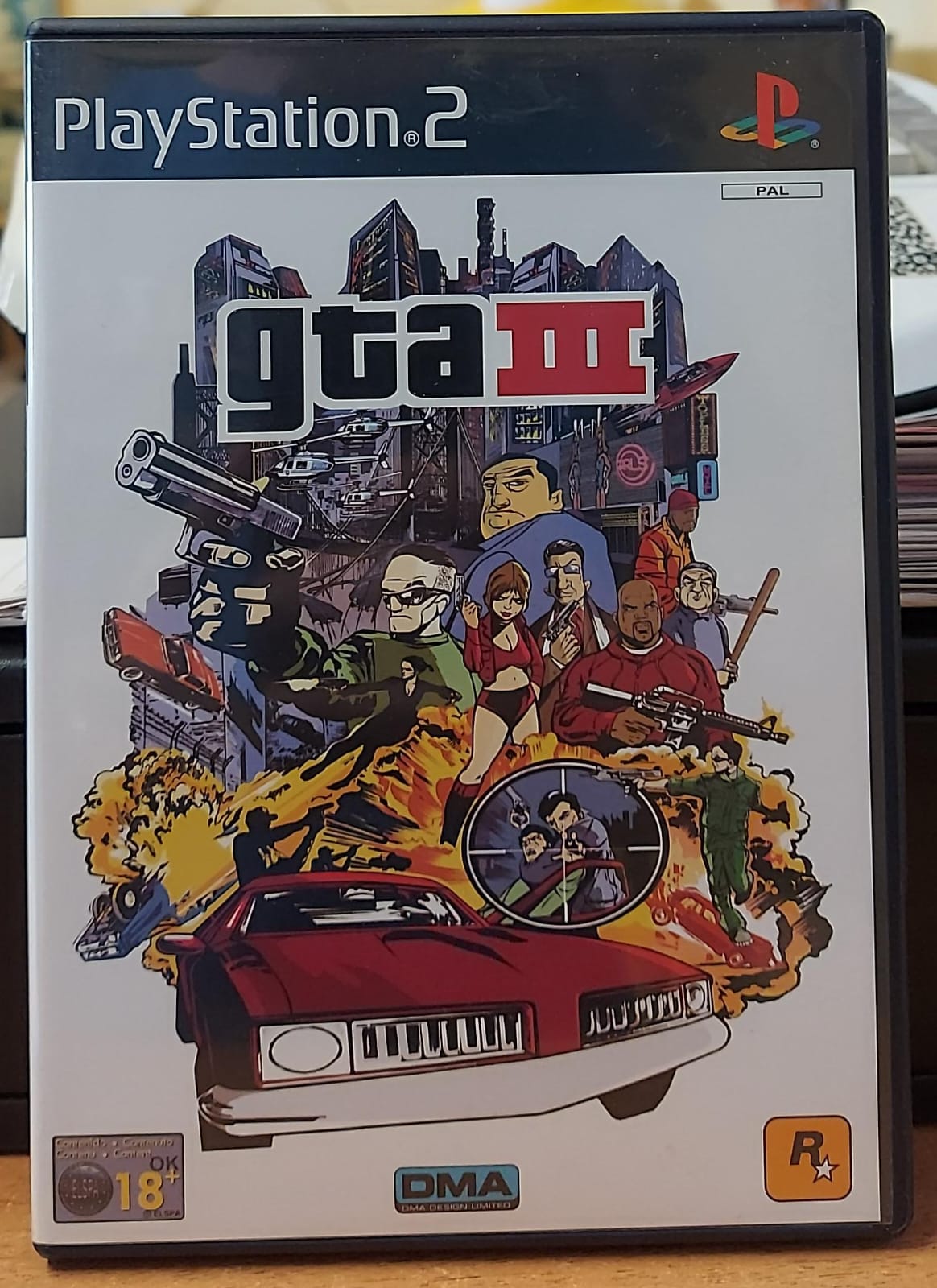 GTA III COMPLETO DI LIBRETTO E MAPPA DISCO NUOVO