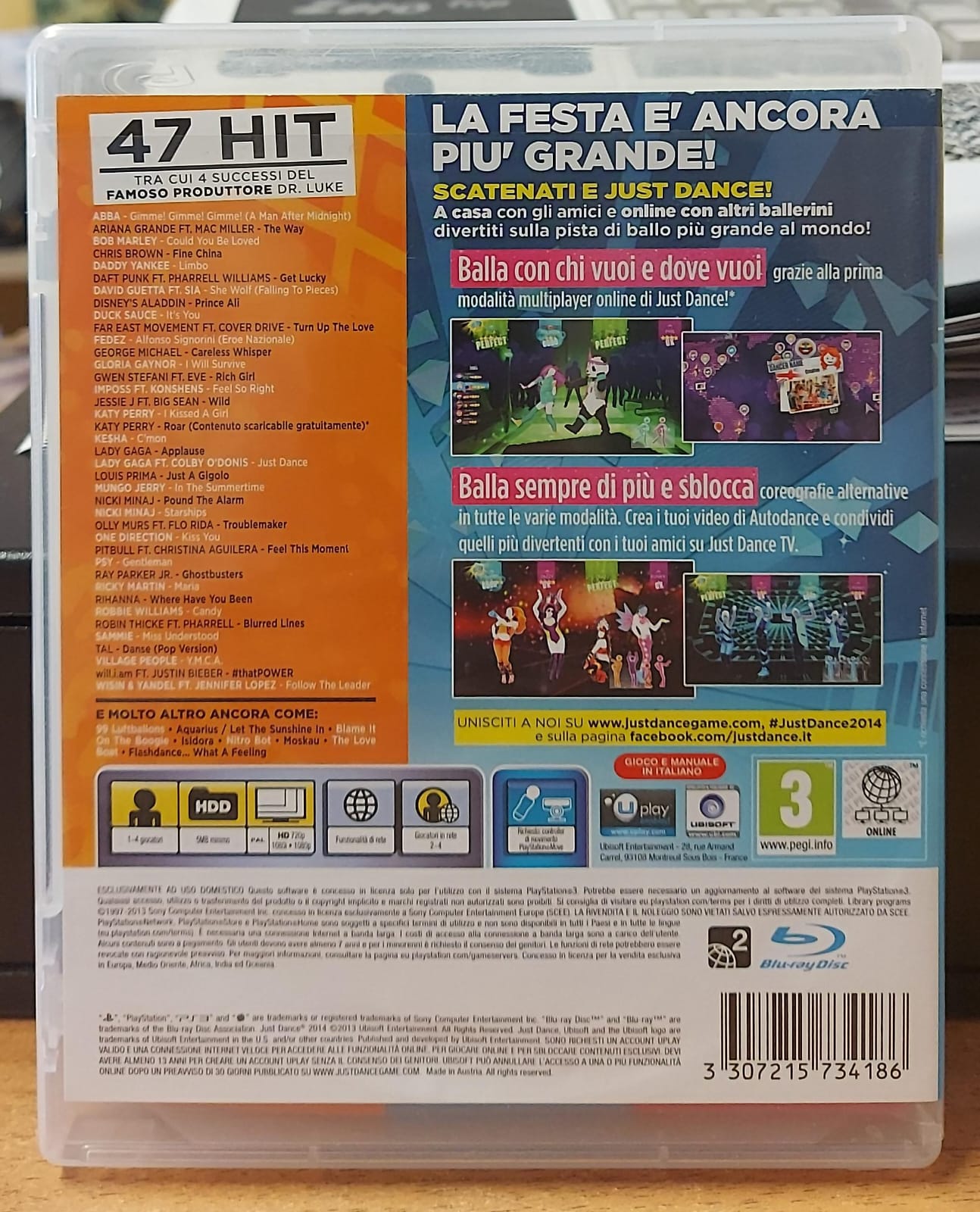JUST DANCE 2014 - RICHIEDE PLAYSTATION MOVE