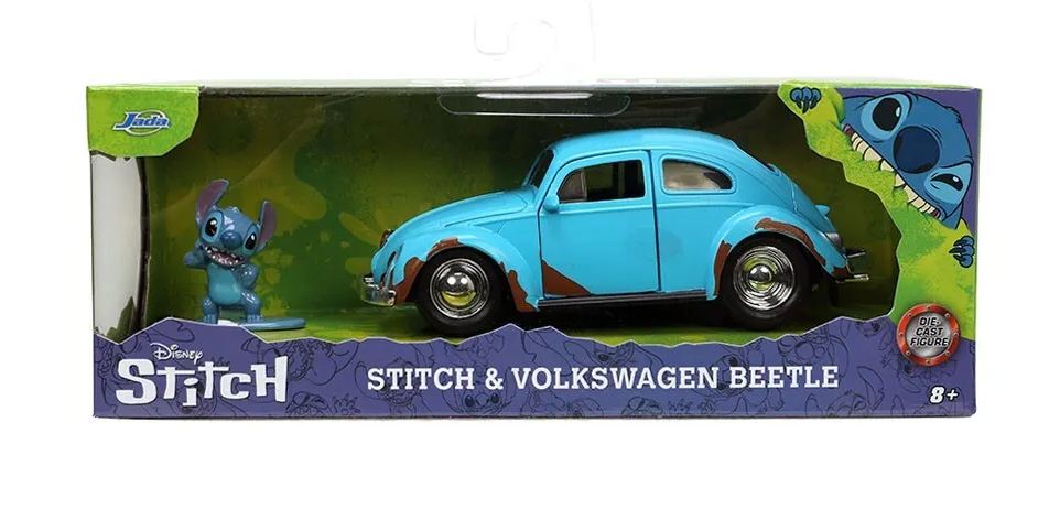 LILO & STITCH DIECAST MODEL 1/32 STITCH 1959 VW BEETLE