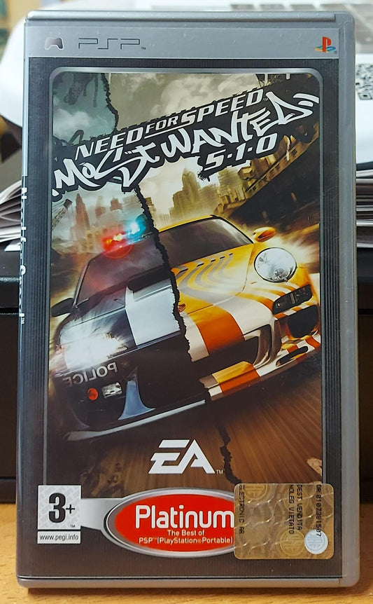 NEED FOR SPEED MOST WANTED 5-1-0 - PLATINUM