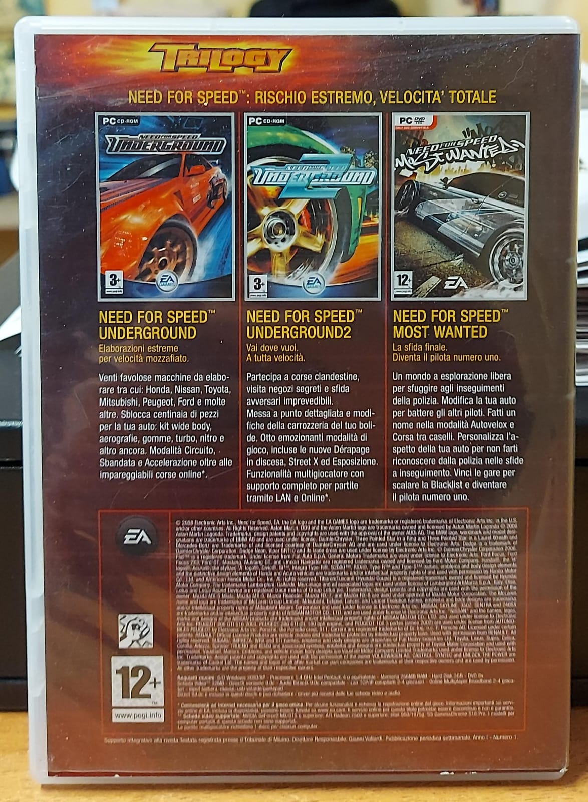 NEED FOR SPEED TRILOGY