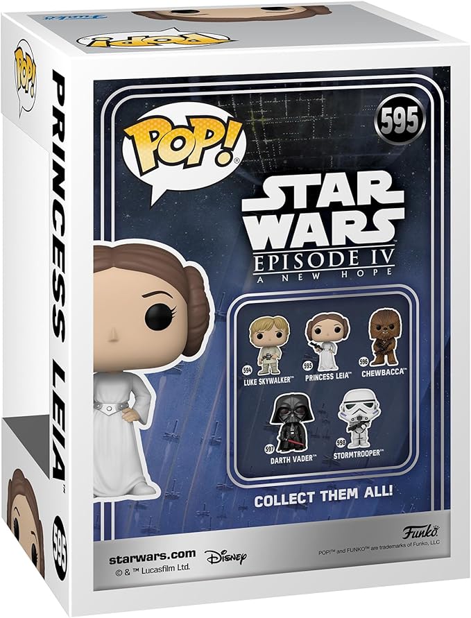 PRINCESS LEIA STAR WARS FUNKO POP! 9CM