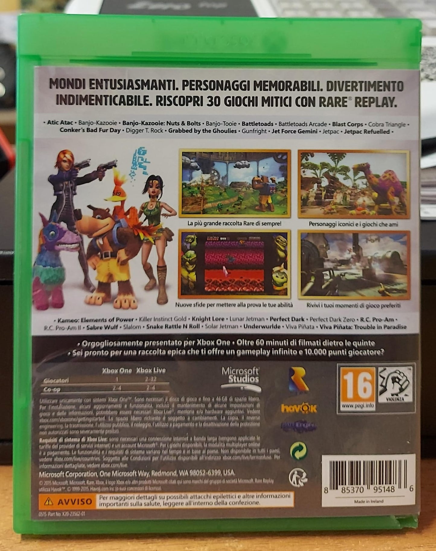 RARE REPLAY 30 GIOCHI MITICI