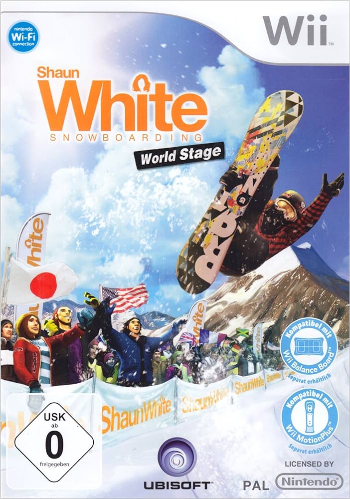 SHAUN WHITE SNOWBOARDING WORLD STAGE