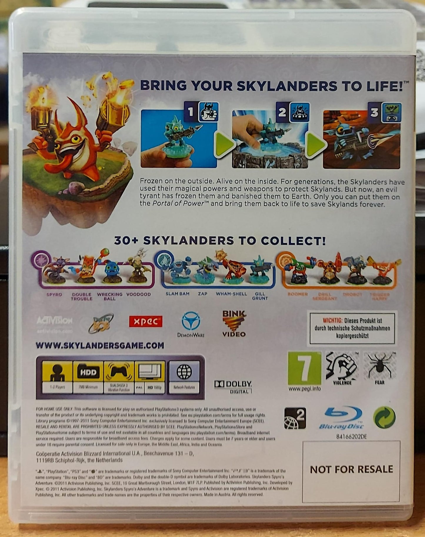 SKYLANDERS SPYRO'S ADVENTURE - SOLO GIOCO