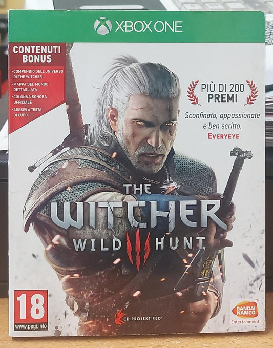 THE WITCHER 3 WILD HUNT + CD COLONNA SONORA + MAPPA + ADESIVI