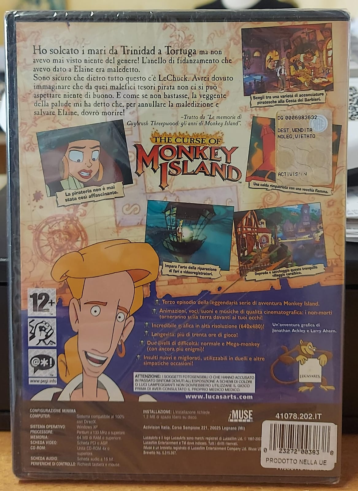 THE CURSE OF MONKEY ISLAND - NUOVO MAI APERTO