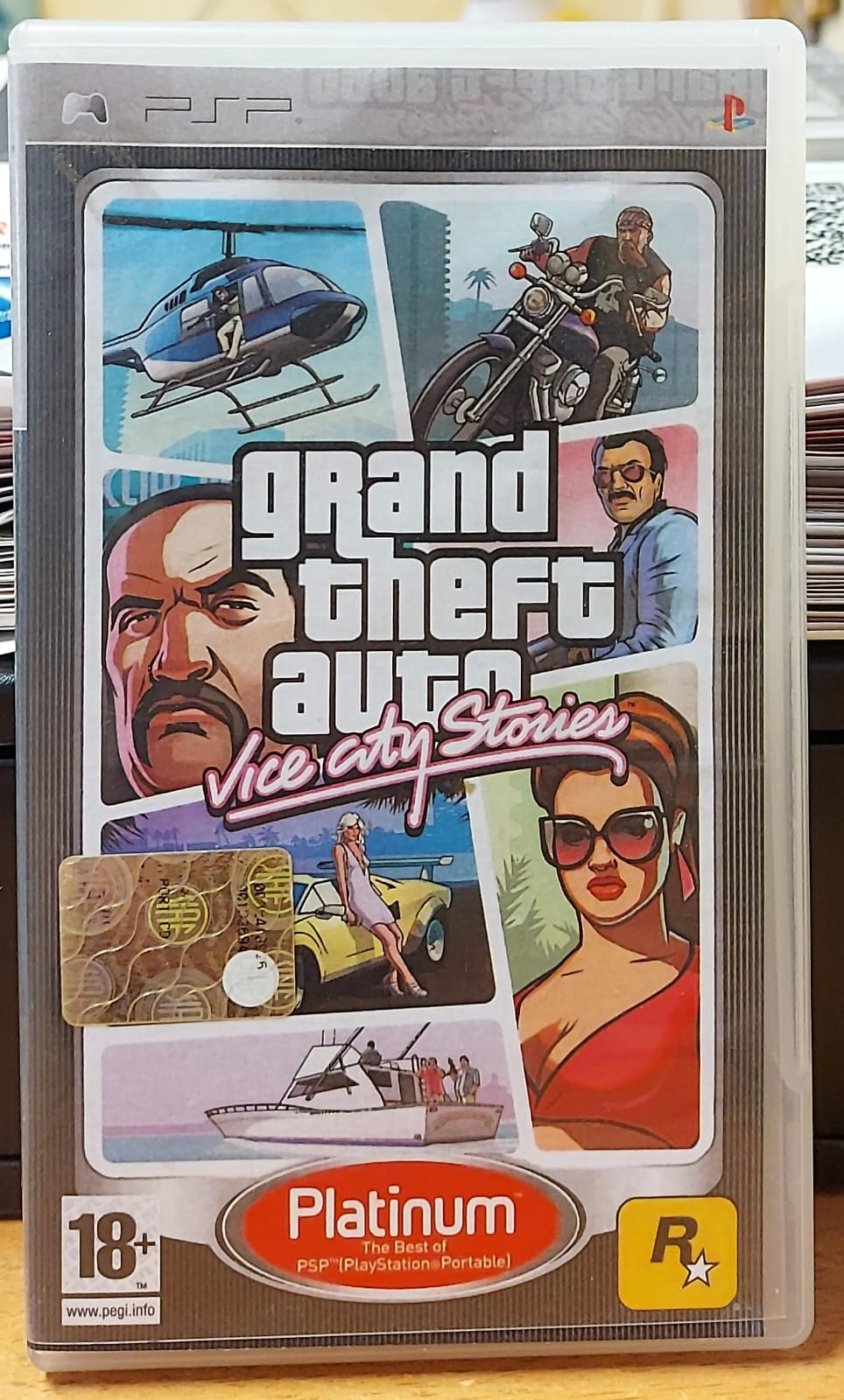 GTA VICE CITY STORIES - PLATINUM COPERTINA FOTOCOPIATA A COLORI