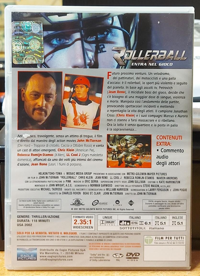 ROLLERBALL ENTRA NEL GIOCO