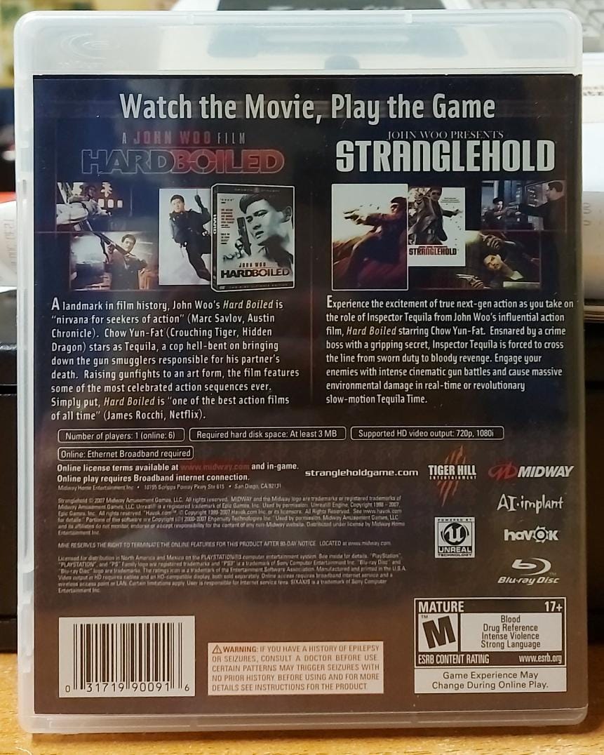 STRANGLEHOLD COLLECTOR'S EDITION - EDIZIONE AMERICANA