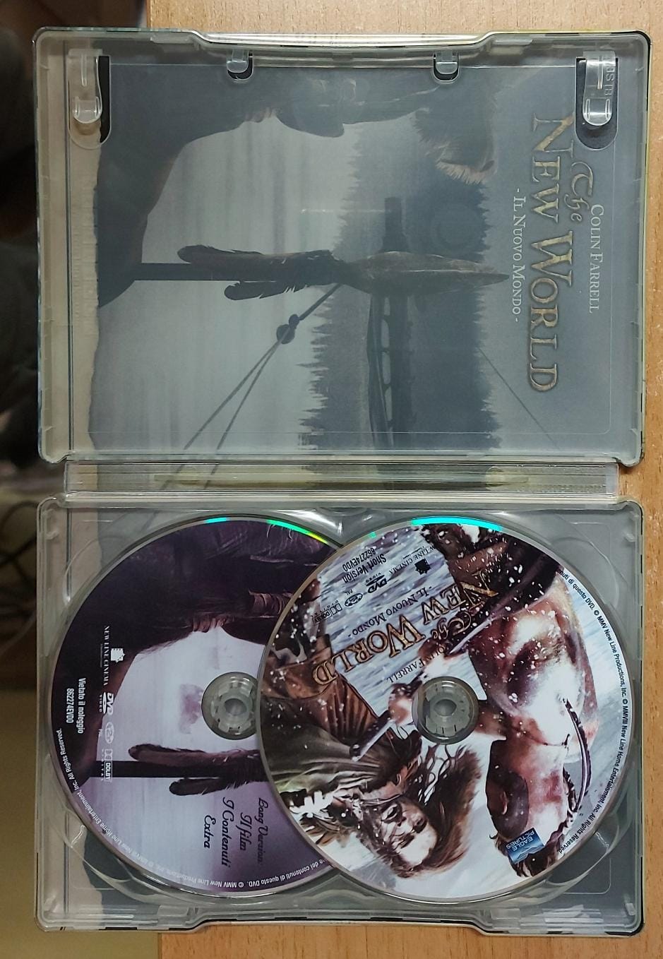 THE NEW WORLD IL NUOVO MONDO CON STEELBOOK 2 DISCHI