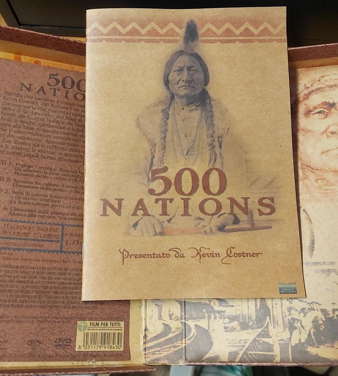 500 NATIONS INDIANI D'AMERICA COFANETTO 4 DVD