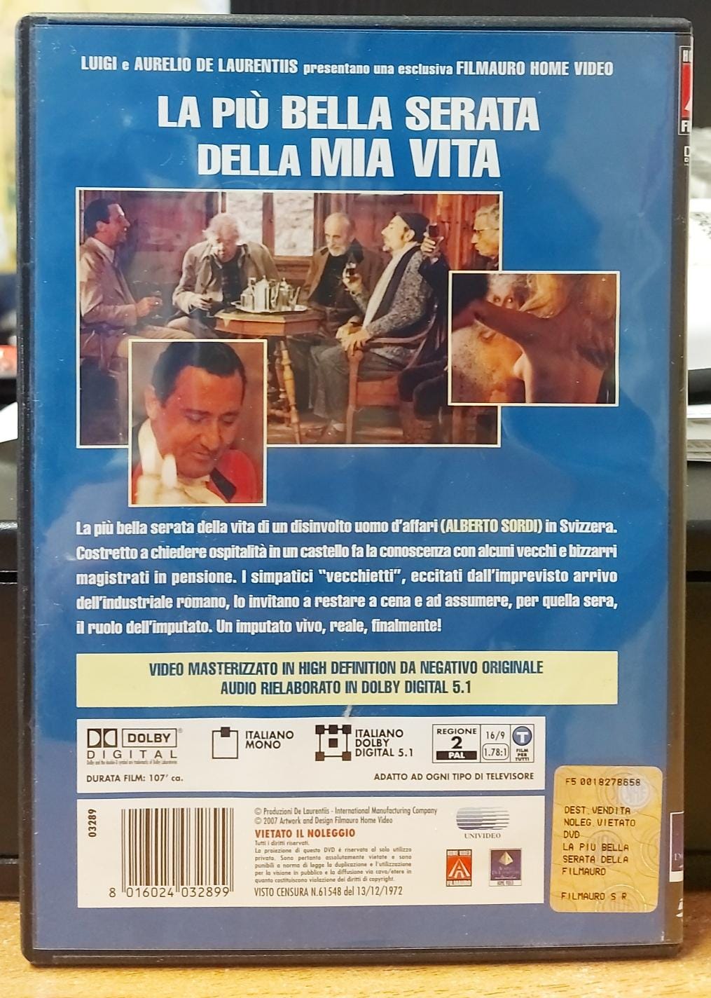 LA PIU BELLA SERATA DELLA MIA VITA