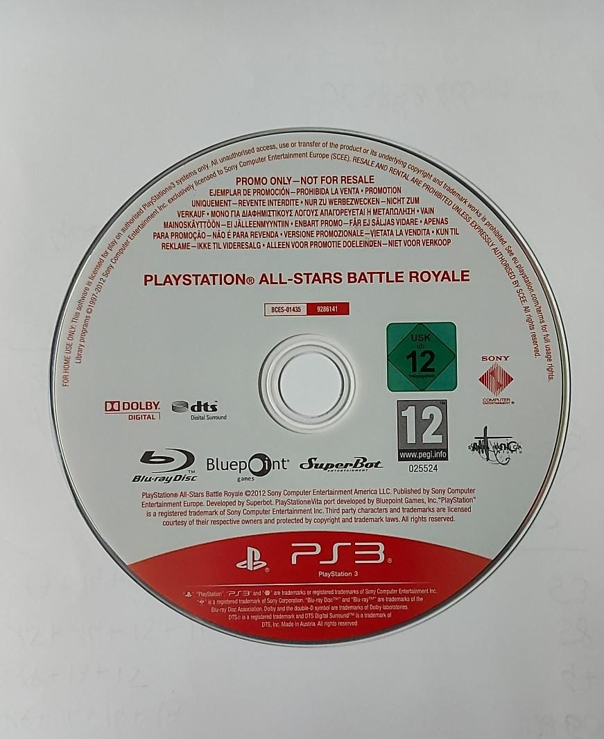 PLAYSTATION ALL STARS BATTLE ROYALE - SOLO DISCO