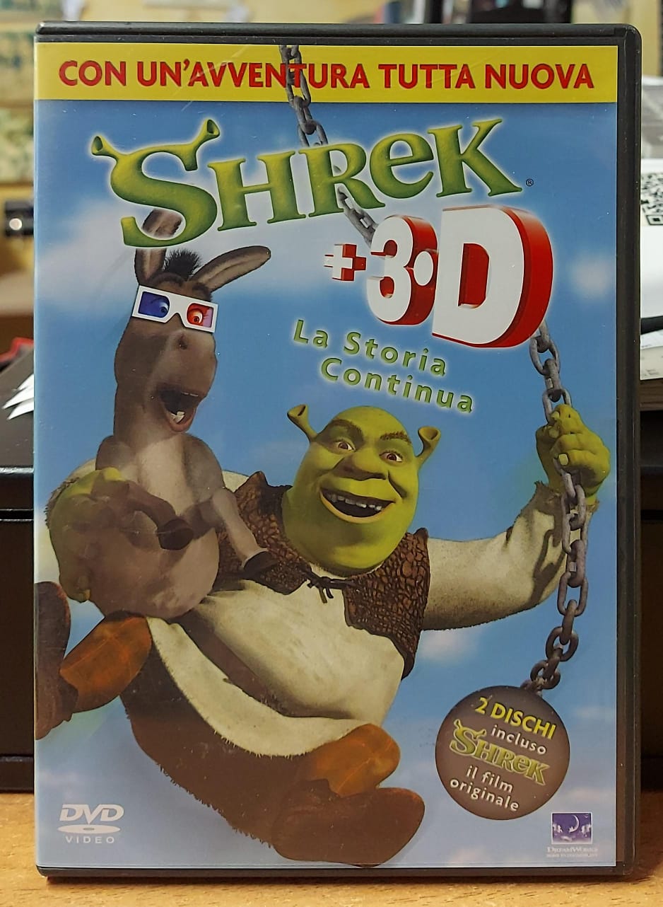 SHREK + 3D LA STORIA CONTINUA - DUE DISCHI (NO OCCHIALINI)