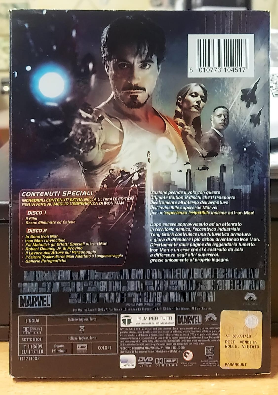 IRON MAN - ULTIMATE EDITION 2 DISCHI