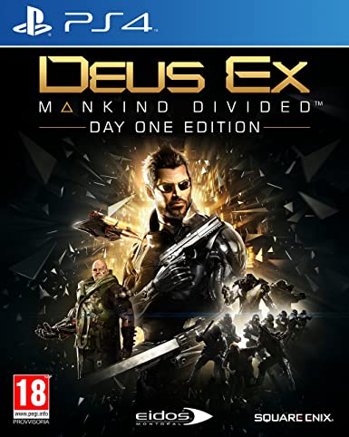 DEUS EX - MANKIND DIVIDED - DAY ONE EDITION - NUOVO MAI APERTO