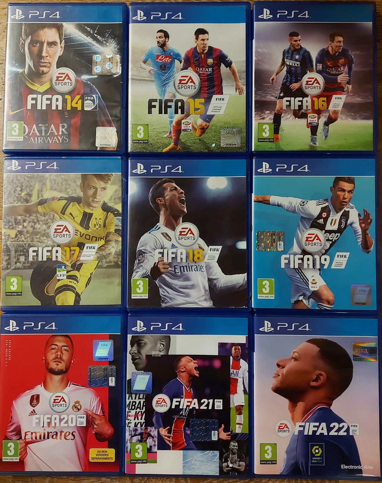 1 - FIFA COLLECTION 14-15-16-17-18-19-20-21-22