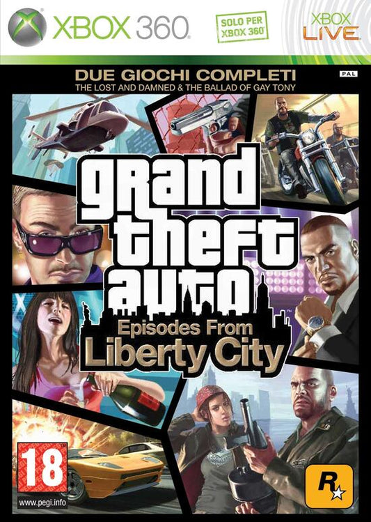 GTA - EPISODES FROM LIBERTY CITY (DUE GIOCHI COMPLETI)