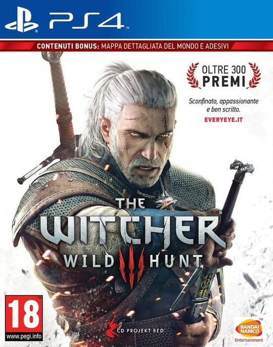 THE WITCHER 3 : WILD HUNT CON MAPPA + CD + ADESIVI